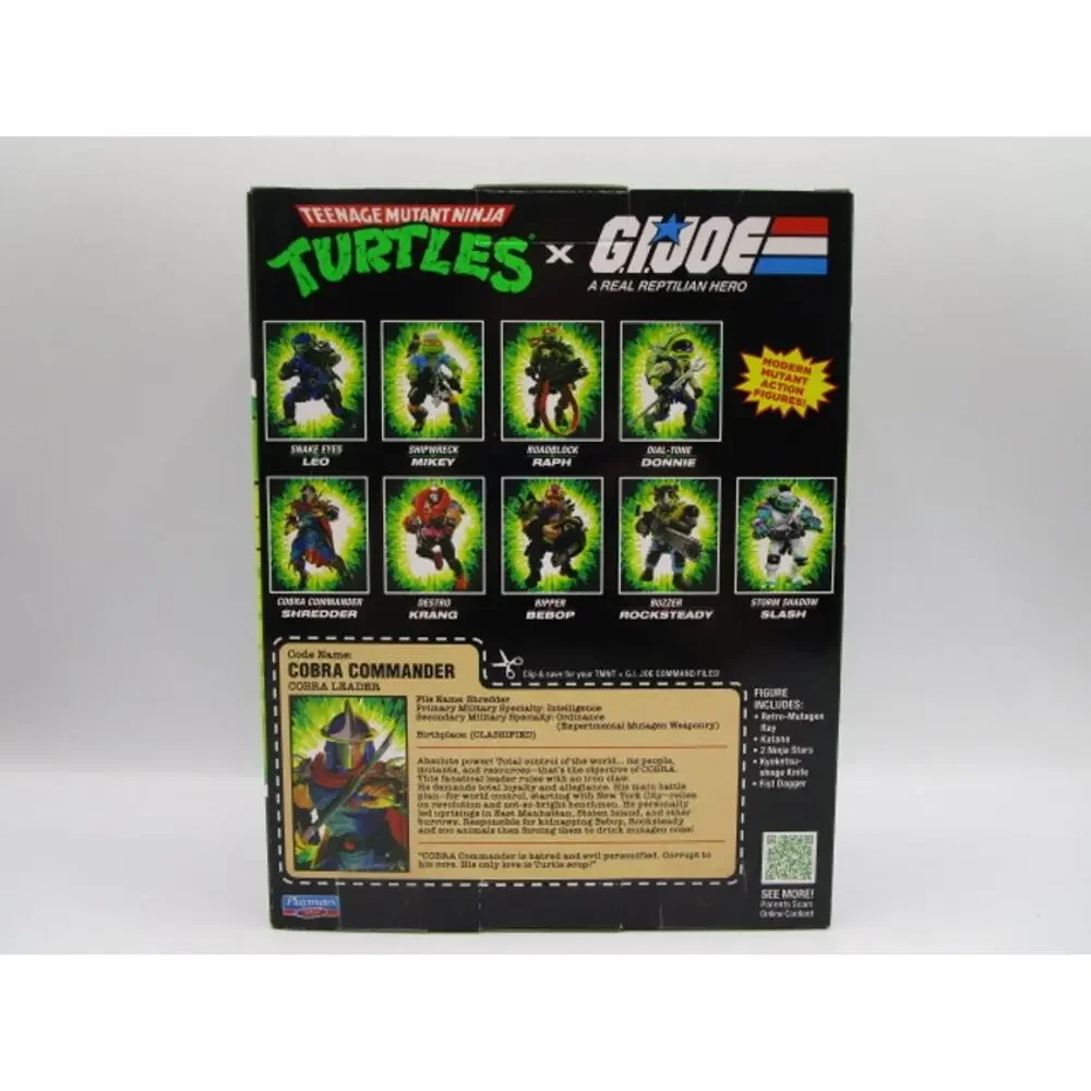 Teenage Mutant Ninja Turtles x G.I. Joe Cobra Commander x Shredder Action Figure